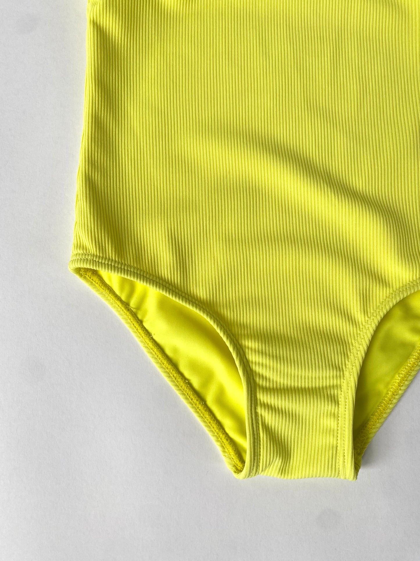 Arizona Ribbed One Piece In Lemon