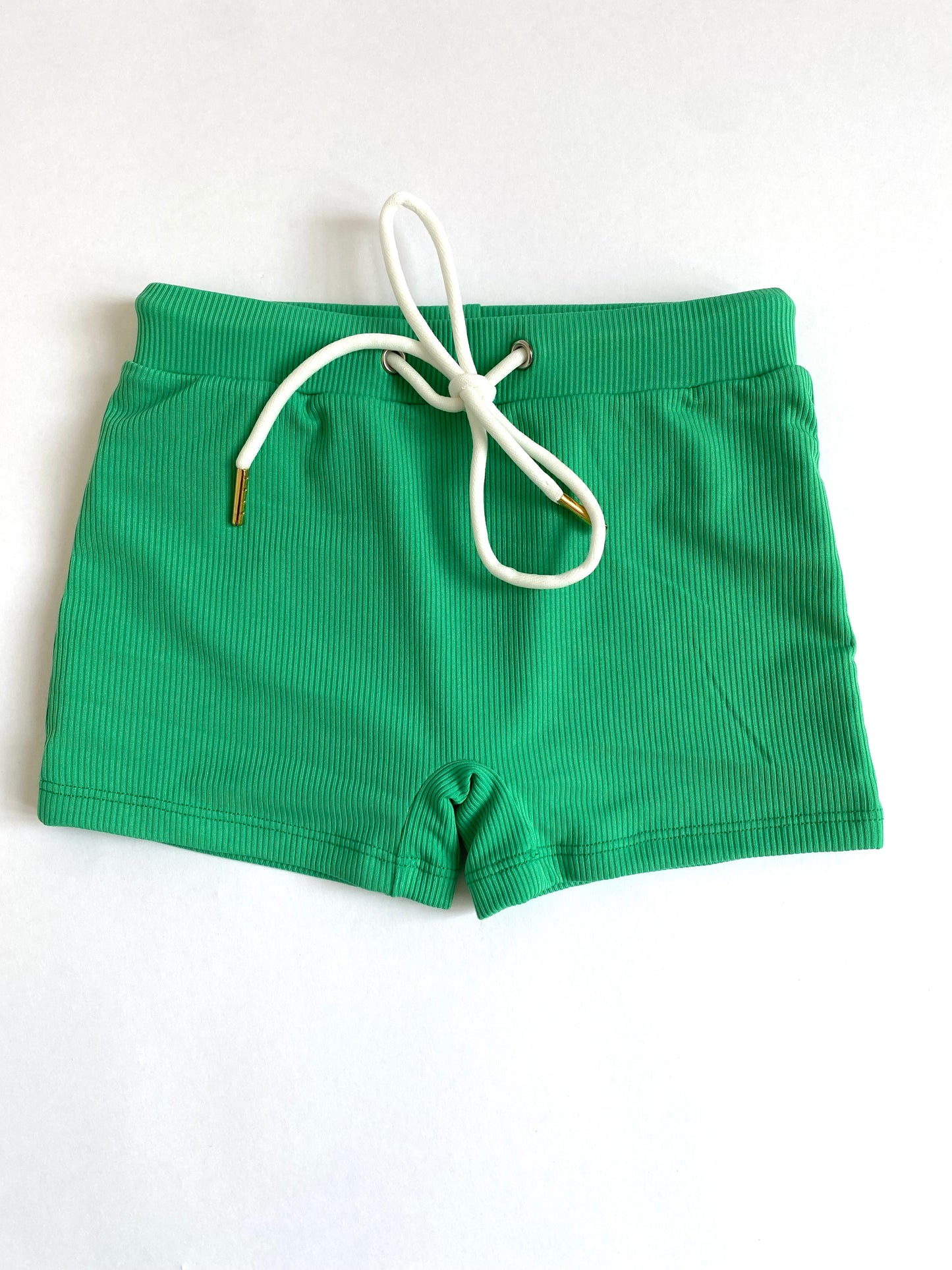 Canyon Ribbed Two Piece Set In Emerald