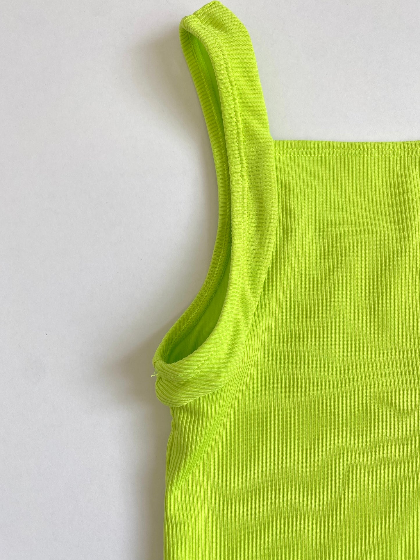 Arizona Ribbed One Piece In Lime