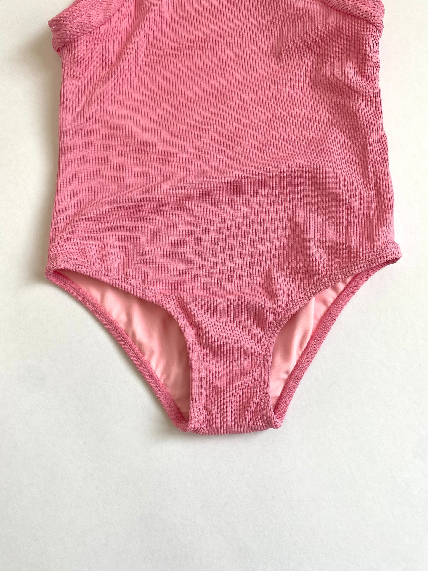 Arizona Ribbed One Piece In Flamingo Pink