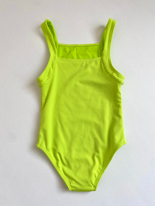 Arizona Ribbed One Piece In Lime
