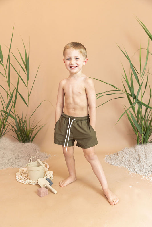 Nomad Boy Short In Army Green